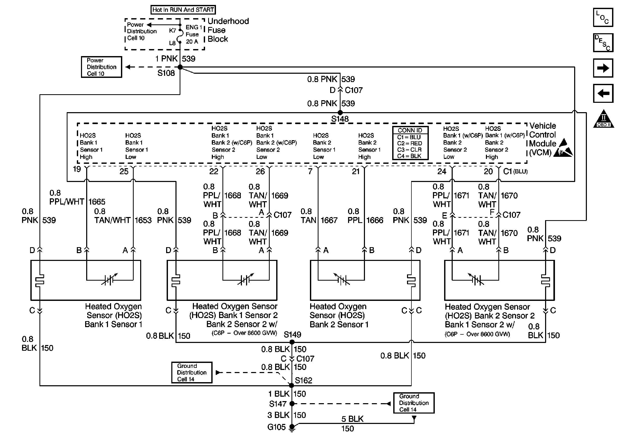 Figure 7: HO2S Sensors 5.7L